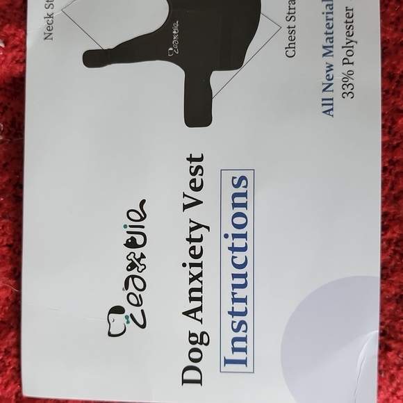 Zeaxuie Other - Dog Anxiety Vest